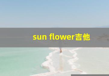 sun flower吉他